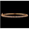Image 1 : 14KT Rose Gold 1.59 ctw Diamond Bracelet
