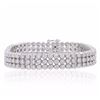 Image 1 : 14KT White Gold 7.65 ctw Diamond Bracelet