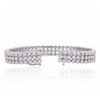 Image 3 : 14KT White Gold 7.65 ctw Diamond Bracelet