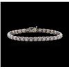 Image 1 : 2.92 ctw Diamond Tennis Bracelet - 14KT White Gold