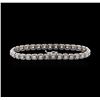 Image 2 : 2.92 ctw Diamond Tennis Bracelet - 14KT White Gold