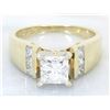 Image 8 : 1.30 ctw Diamond Ring - 14KT Yellow Gold