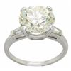 Image 2 : 5.70 ctw Diamond Ring - Platinum