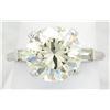 Image 4 : 5.70 ctw Diamond Ring - Platinum