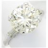 Image 7 : 5.70 ctw Diamond Ring - Platinum