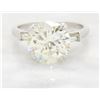 Image 8 : 5.70 ctw Diamond Ring - Platinum