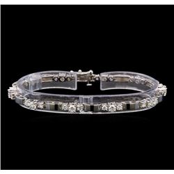 14KT White Gold 2.71 ctw Diamond Bracelet