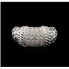 Image 2 : 0.40 ctw Diamond Ring - 14KT White Gold