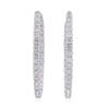 Image 1 : 14KT White Gold 5.89 ctw Diamond Earrings