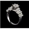 Image 4 : 3.35 ctw Diamond Ring - 18KT White Gold