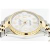 Image 7 : Rolex 18K Two-Tone 1.00 ctw Diamond and Sapphire DateJust Men's Watch