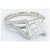 Image 6 : GIA Certified 3.25 ctw Diamond Ring - 14KT White Gold