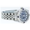 Image 3 : Rolex SS Blue String VVS Diamond and Sapphire DateJust Ladies Watch