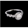 Image 1 : 0.92 ctw Diamond Ring - 14KT White Gold