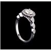 Image 4 : 0.92 ctw Diamond Ring - 14KT White Gold