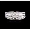 Image 3 : 14KT White Gold 0.50 ctw Diamond Wedding Ring Set