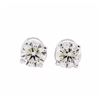 Image 1 : 1.40 ctw Diamond Stud Earrings - 14KT White Gold