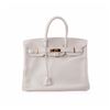 Image 1 : Hermes Birkin Craie Togo Leather Bag