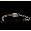 Image 3 : Hamilton 14KT White Gold 2.67 ctw Diamond Ladies Vintage Watch