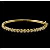 Image 1 : 0.75 ctw Diamond Bracelet - 14KT Yellow Gold