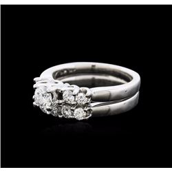 14KT White Gold 1.00 ctw Diamond Ring