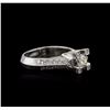 Image 1 : 14KT White Gold 0.90 ctw Diamond Ring