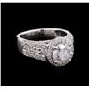 Image 1 : 2.84 ctw Diamond Ring - 14KT White Gold