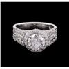 Image 2 : 2.84 ctw Diamond Ring - 14KT White Gold