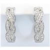 Image 4 : 3.18 ctw Diamond Earrings - 14KT White Gold
