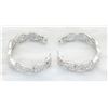 Image 5 : 3.18 ctw Diamond Earrings - 14KT White Gold