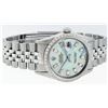 Image 4 : Rolex Stainless Steel Blue MOP Diamond DateJust Men's Watch