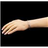 Image 4 : 3.20 ctw Diamond Bracelet - 18KT White Gold