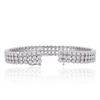 Image 3 : 14KT White Gold 7.65 ctw Diamond Bracelet