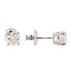 Image 2 : 0.93 ctw Diamond Stud Earrings - 14KT White Gold