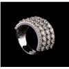 Image 4 : 14KT White Gold 2.59 ctw Diamond Ring