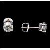 Image 2 : 1.31 ctw Diamond Stud Earrings - 14KT White Gold