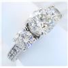 Image 3 : GIA Cert 2.76 ctw Diamond Ring - 14KT White Gold