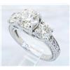Image 6 : GIA Cert 2.76 ctw Diamond Ring - 14KT White Gold