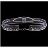 Image 2 : 0.40 ctw Diamond Bracelet - 14KT White Gold