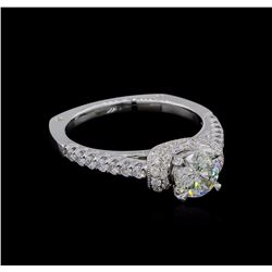 1.20 ctw Diamond Ring - 18KT White Gold