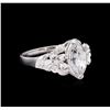 Image 1 : 1.56 ctw Diamond Ring - 14KT White Gold