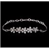 Image 1 : 0.69 ctw Diamond Bracelet - 14KT White Gold