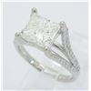 Image 2 : GIA Certified 3.25 ctw Diamond Ring - 14KT White Gold