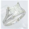 Image 3 : GIA Certified 3.25 ctw Diamond Ring - 14KT White Gold