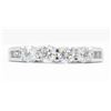 Image 6 : 0.68 ctw Diamond Ring - 14KT White Gold