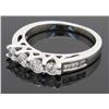 Image 9 : 0.68 ctw Diamond Ring - 14KT White Gold