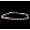 Image 1 : 4.00 ctw Diamond Tennis Bracelet - 14KT White Gold