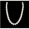 Image 2 : 14KT White Gold Pearl Necklace