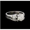 Image 1 : 1.56 ctw Diamond Ring - 14KT White Gold