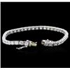 Image 3 : 14KT White Gold 6.25 ctw Diamond Tennis Bracelet